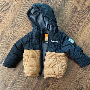 Timberland Two-Tone Black and Tan Jacket
